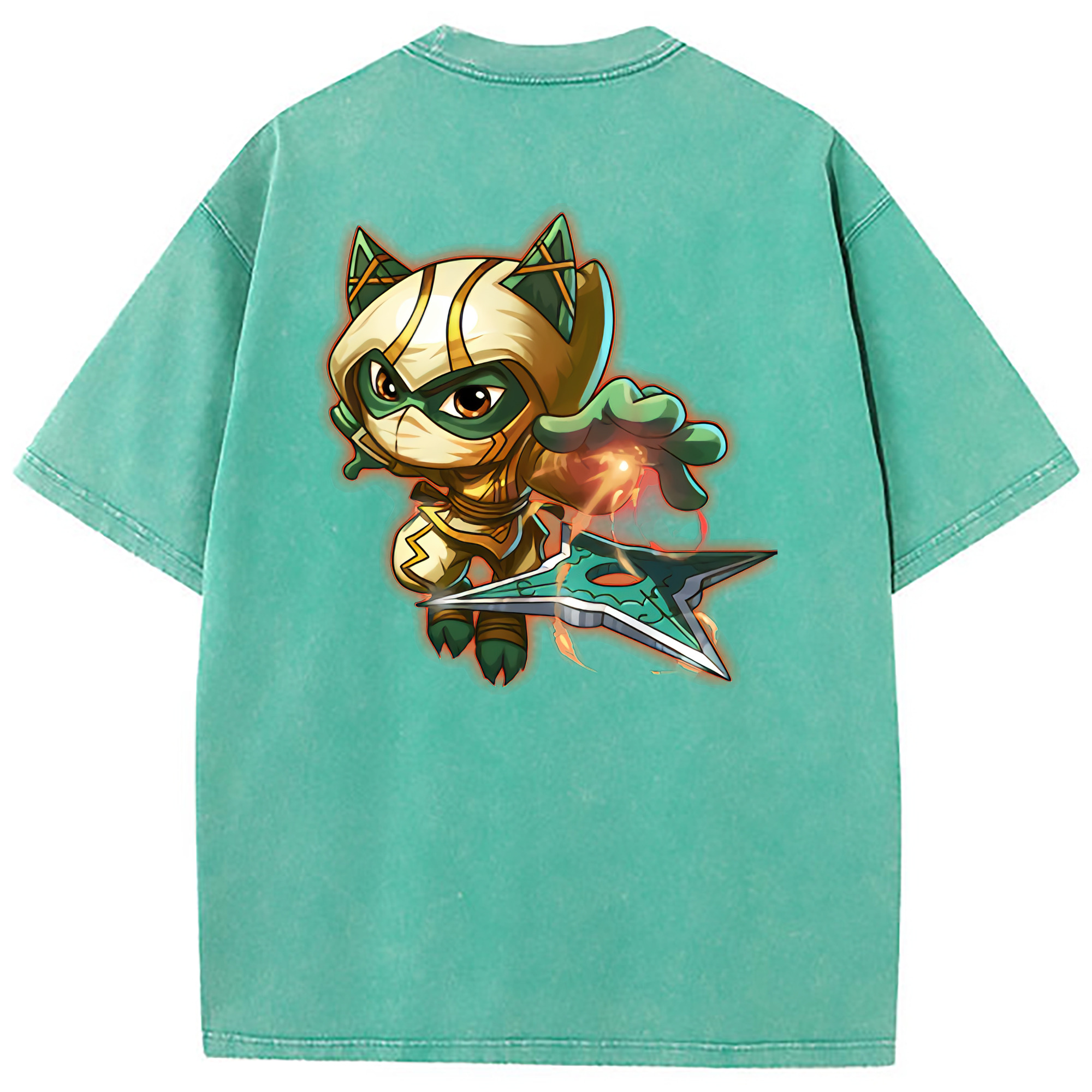 （画像用） リーグ・オブ・レジェンド League of Legends LOL 綿100% ヴィンテージ風 半袖Tシャツ（背面プリント）
